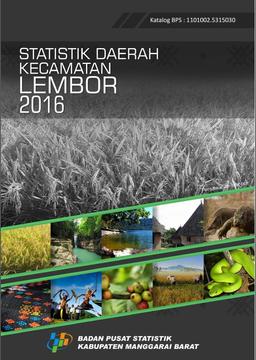 Statistik Daerah Kecamatan Lembor 2016