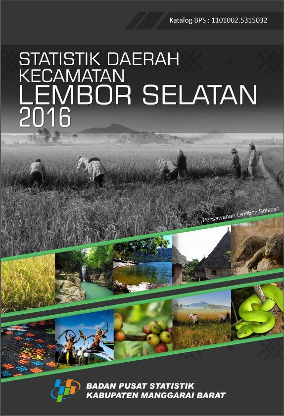 Statistik Daerah Kecamatan Lembor Selatan 2016